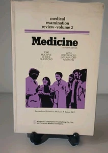 Medical Examination Review Volume 2: Medicine-7th Edition-Vintage Medical Book - Picture 1 of 13