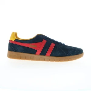 Gola Hurricane Gamuza CMB046 Hombres Azul Gamuza Con Cordones Estilo de Vida Tenis Zapatos - Imagen 1 de 4