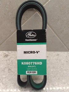 Serpentine Belt-Fleetrunner Heavy Duty Micro-V Belt Gates K080776HD - Picture 1 of 2