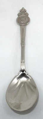 Antigua cuchara de helado Gorham MEDALLÓN, Crosby & Morse 1864 esterlina, 5 7/8" Foto 1 de 4