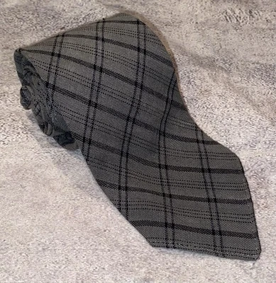 Corbata vintage de 1990 Comme Des Garçons CDG a cuadros a rayas estampada Japón Foto 1 de 4