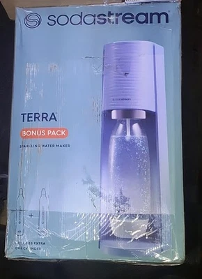 Kit de Máquina de Água Espumante SodaStream Terra Azul - Nova Caixa Aberta Nunca Usado - Imagem 1 de 4