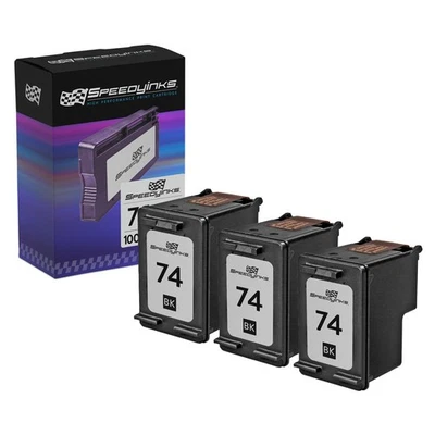 Сменный чернильный картридж для Hewlett Packard CB335WN (HP 74) черный упаковка 3 шт. - Изображение 1 из 4