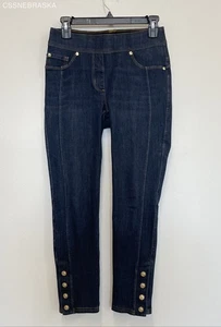 Nygard Blue Women's Luxe Denim Ankle 360/4 Way Stretch Jeans Petite Small (6-8) - Picture 1 of 9