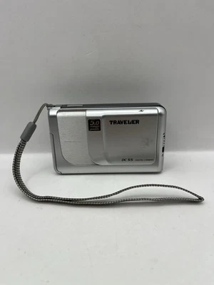 Traveler DC55 Digital Camera 5.0MP Silver – Fully Working with Strap - Image 1 of 4