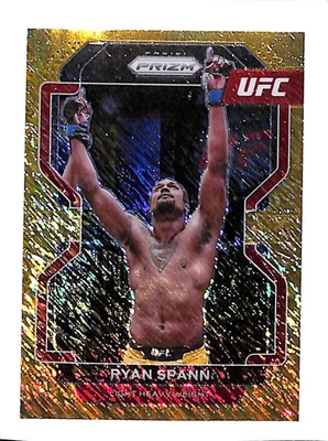 2022 PANINI PRIZM UFC #152 RYAN SPANN GOLD SHIMMER FOTL 4/5 - Image 1 of 2