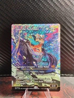 MTG Loot, The Pathfinder 0414 English (Showcase) (Fracture Foil) Aetherdrift NM - Image 1 of 4