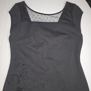 Mini Vestido Para Mujer I LOVE DESIGUAL Grande Negro Rosas -1634 - Imagen 1 de 7