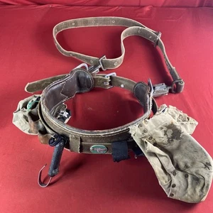 Buckingham (1902) Body Belt Full Float Multi Hole Climbing Safety Belt - Picture 1 of 11