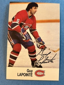1988-89 Esso NHL All-Star Collection Guy Lapointe Montreal Canadiens NHL