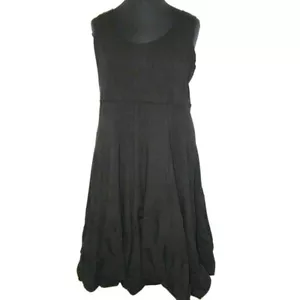 BORIS INDUSTRIES abito jersey oscillante 48 (5) spalline nero senza maniche - Foto 1 di 1