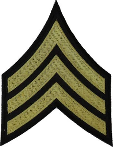 Sergeant Patch- 3x4 inch - P5805 - Picture 1 of 5
