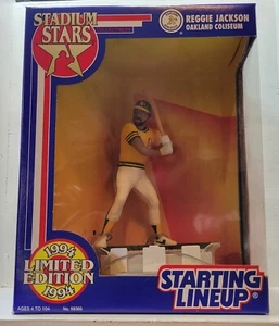1994 KENNER REGGIE JACKSON STADIUM STARS STARTING LINEUP IN BOX FREE SHIPPING - Picture 1 of 1