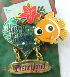 Disney Pin DLR - 2005 Holiday Ornament Collection - Nemo LE 1500 #43056 - Picture 1 of 3