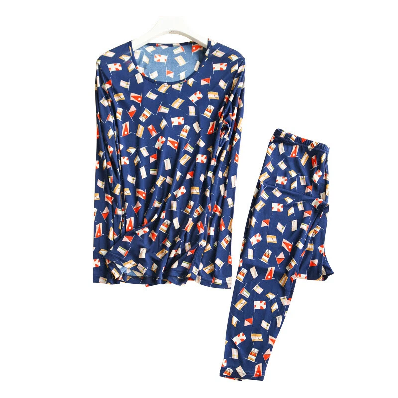 100% Silk Long Sleeve Pajamas For Men Silk Underwear Long Trousers Naked Feeling - Image 1 of 4