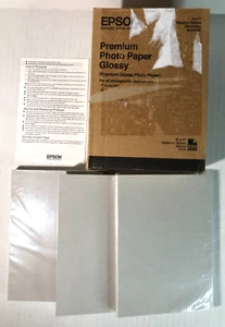 Genuine Epson Premium Photo Paper Glossy 5" x 7"   150 Sheets Open Bulk Box OEM - Picture 1 of 5