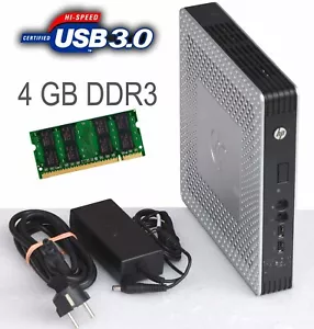 Micro Computer HP T610 AMD Dual Core CPU 4GB DDR3 RAM 2x SATA USB 3.0 Sound #T61 - Picture 1 of 1