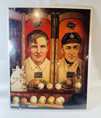 MLB 1993 ~ Primera Edición Impresión ~ No.11 Christy And Ty ~ 11" x 14" ~ Sellado Foto 1 de 2