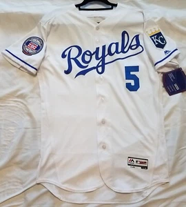 AUTHENTIC MAJESTIC 44 LARGE, KANSAS CITY ROYALS GEORGE BRETT FLEX BASE Jersey - Picture 1 of 4