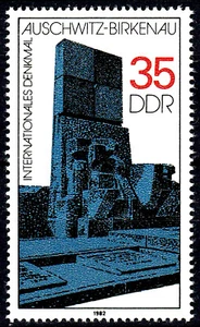 2735 nuevo RDA RDA año 1982 monumento Kz campo de concentración Auschwitz - Imagen 1 de 1