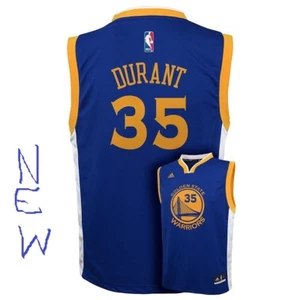 Camiseta deportiva Kevin Durant Adidas Golden State Warriors niños Blue Road NBA juvenil LG - Imagen 1 de 1