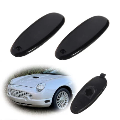 For Ford Taurus Mercury Sable 1996-1999 Smoke Front Fender Side Marker Lights 2x - Image 1 of 4