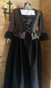 Colonial 4 piece short jacket petticoat stomacher and chemise bust sizes 50-58 - Picture 1 of 4