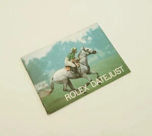 ROLEX DATEJUST VINTAGE BROSCHÜRE BOOKLET HEFT 593.02 VON 1986 ENGLISH - Bild 1 von 4