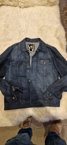 Guess Blue Men's Denim Jacket size M . Mint condition 👌💯 - Picture 1 of 4