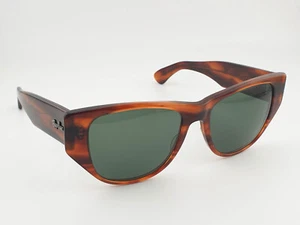 Ray Ban Caballero B&L Tortoise Shell G-15 Sunglasses Unisex Vintage 1990s - Picture 1 of 14