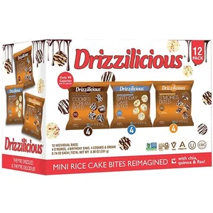 Drizzilicious Mini Reiskuchen Variety Pack - Reis Chips Gesunder Snack für Werbung... - Bild 1 von 7