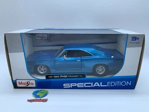 Welly Dodge Charger R/T 1969, automodello scala 1:24, vintage (2200) - Foto 1 di 5