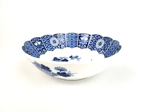 Tazón de verduras redondo Lipper & Mann (L&M) azul Imari 9 1/4" (Japón) - Imagen 1 de 6