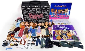 Original Bratz Dolls 2001 Lot of 6 Accessories & Shoes Carrying Case Vintage - Picture 1 of 22