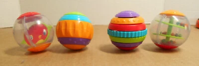 Lote de 4 bolas sensoriales de repuesto Bright Starts G34 Foto 1 de 4