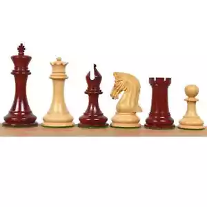 Set solo pezzi scacchi 3,9" Repro Sinquefield Staunton - bocciolo palissandro - peso triplo - Foto 1 di 7
