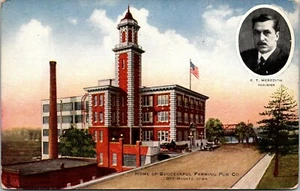 Home of Successful Farming Publishing Co. Des Moines Iowa Postcard - Picture 1 of 2
