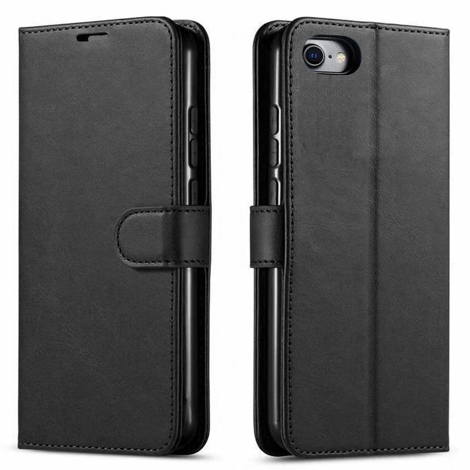 For iPhone SE 8 7 6S Plus 2020 Case Phone Cover Shockproof Wallet+Tempered Glass - Image 1 of 4