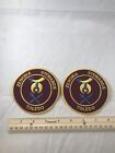 Zenobia Stewards Toledo Ohio Patch Shriners Lot of Two 2 R OH