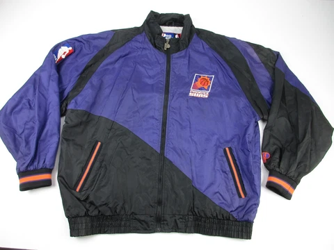 Mens XL Phoenix Suns Pro Player windbreaker retro vintage full zip jacket Cover