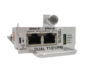 Tarjeta de línea digital Mitel InterTel 5000 HX Dual T1/E1 PRI (580.2702) Foto 1 de 2