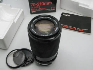Vivitar 70-210mm 1:4.5-5.6 Obiettivo Mc Macro Focusing Zoom Lente ( OLYMPUS) - Imagen 1 de 6
