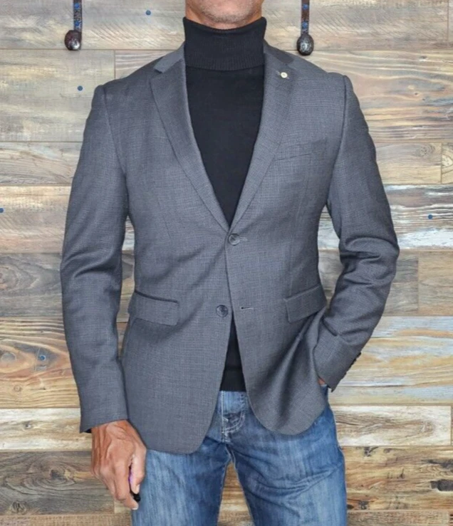 Penguin an Original Wool Blend Dual Vent Gray Sport Blazer Jacket 38R - Image 1 of 4