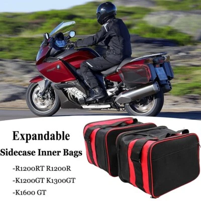 For BMW R1200RT R1200R K1200GT K1300GT K1600GT Expandable Pannier Liner Bags - Image 1 of 4