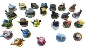 Lot of 25 Tetley Tea Folk Houses, Teapots and Wild Animals - Bild 1 von 7