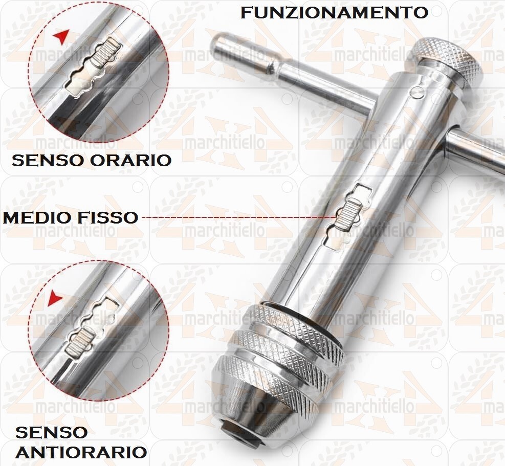 Set 34 Maschi E Filiere Fervi Per Filettare Da M3 A M12 In - Foto 3