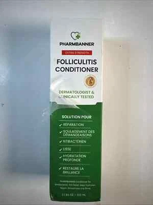 PHARMBANNER Folliculitis Seborrheic Dermatitis Conditioner 11oz NEW Exp 07/2027 - Image 1 of 2