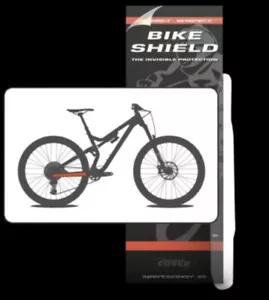 Bikeshield Invisible Chain Stay Shield Clear Gloss Bike Protection New - Picture 1 of 3