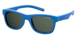 POLAROID KIDS PLD 8020/S/SM PJP BLUE 43/16/120 KIDS Sunglasses - Picture 1 of 2