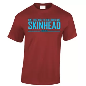 Camiseta Skinhead Don't Judge 1969 Ska Reggae Soul Britain This is Culture Crop - Imagen 1 de 1